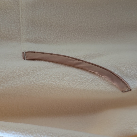 ENLIGHTEN BRAND WOMEN'S IVORY LONG SLEEVE PULLOVER FLEECE SIZE MEDIUM - Picture 4 of 14